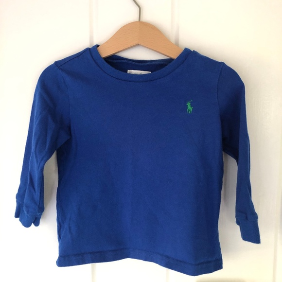 Ralph Lauren Other - Ralph Lauren Blue Long Sleeve Cotton Tee